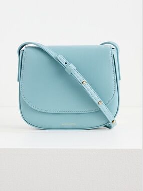 Mansur Gavriel Sky Blue classic mini crossbody bag NwT